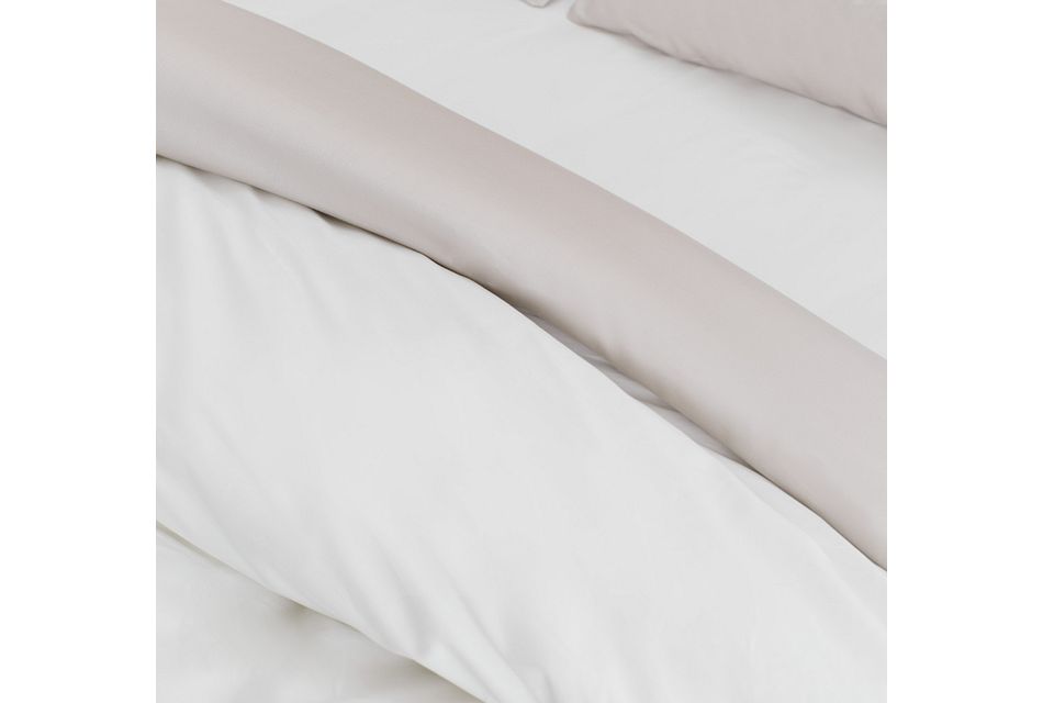 Egyptian Cotton White 400 Thread Duvet Set